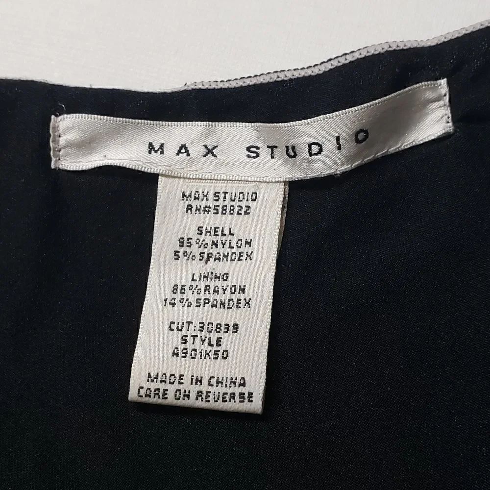 Max Studio Draped Front Twist-Front Wait Dress SMALL - Picture 11 of 13